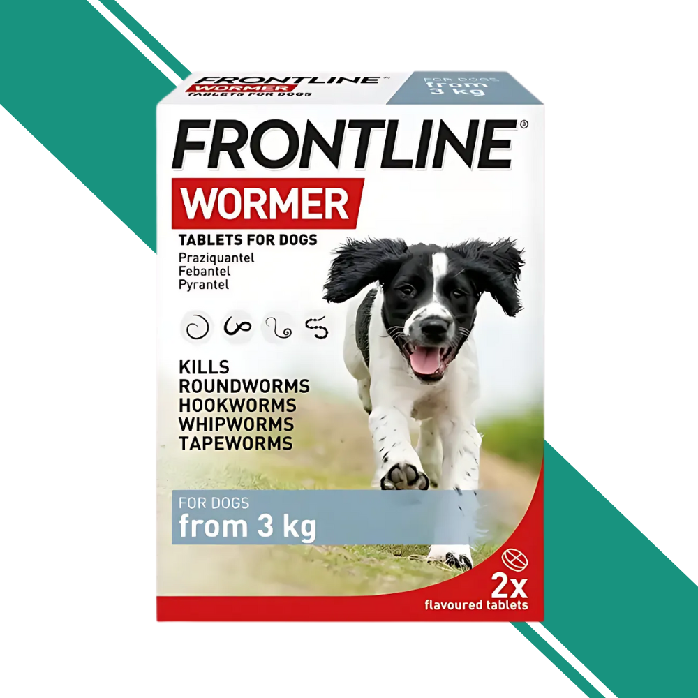 Frontline Wormer – Dog Tablets, 2 Pack